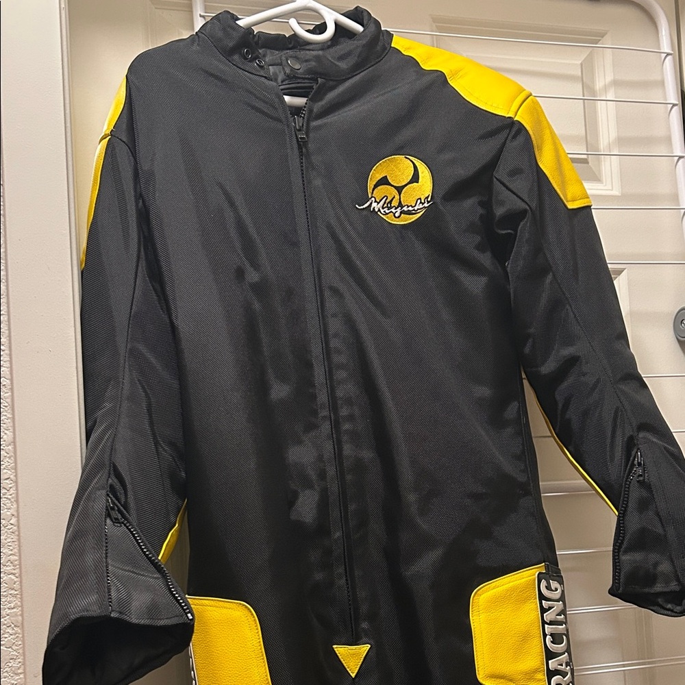 Miyuki Perfomance Racing Products Black and Yellow Armored Racing Suit
